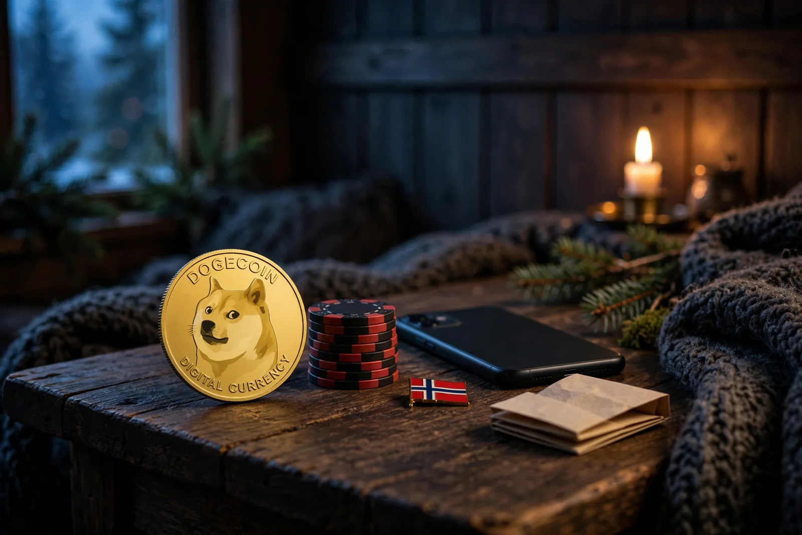 Casinoer med Dogecoin i Norge: betaling og risiko